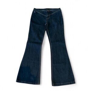 Vintage Y2K Tommy Hilfiger Dark Wash Low Rise Flare Jeans